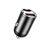 Baseus Tiny Star Mini Quick Car Charger USB 30W gray - 1348123 - zdjęcie 1